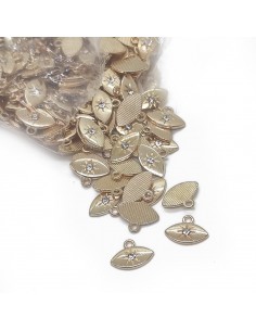 Dije strass dorado PI04 [1 u] 2