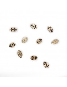 Dije strass dorado/ negro... 2