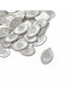 Dije esmaltado nude/níquel... 2