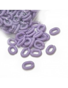 Eslabón de plástico lila... 2