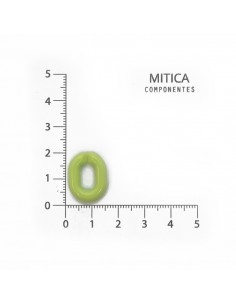 Eslabón de plástico verde...