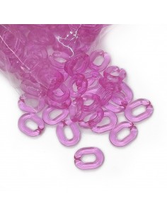 Eslabón de plástico rosa... 2