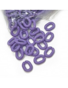 Eslabón de plástico violeta... 2