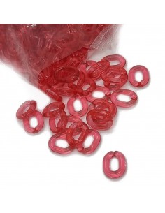 Eslabón de plástico rojo... 2