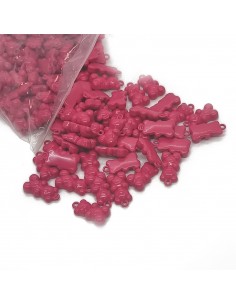 Osito esmaltado magenta... 2
