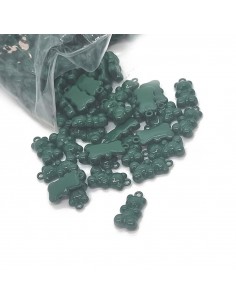 Osito esmaltado verde... 2