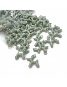 Dije esmaltado verde garden... 2