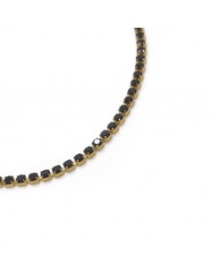 Cadena strass negro N8 1910... 2