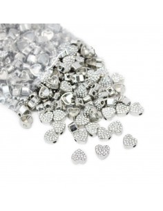 Corazón de Strass níquel... 2