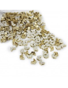 Mariposa de Strass Dorado... 2