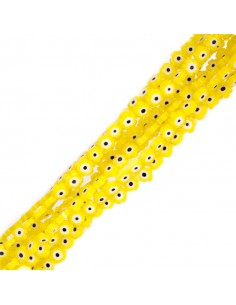 Flor de Vidrio Amarillo...