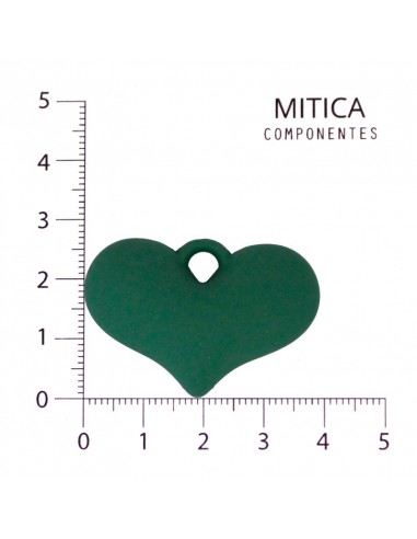 Corazón Engomado Verde Art.A1239 [1u]