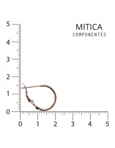 Aro Argolla Dorado 15mm...