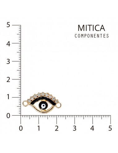 Ojo de Strass Dorado/Negro Art.H3129...