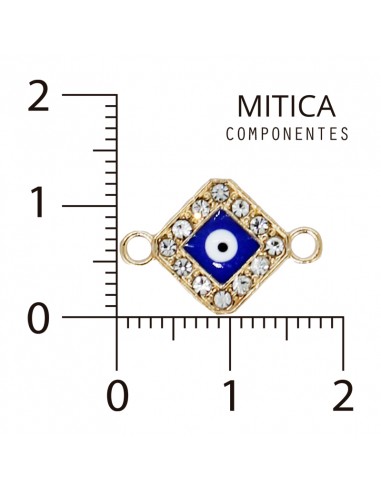 Ojo de Strass Dorado/Azul Art.H3135...