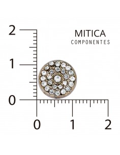 Circulo Strass Dorado...