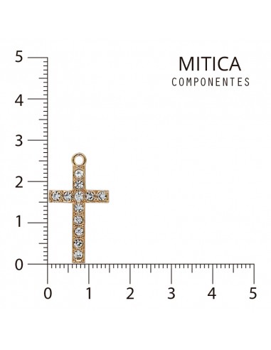 Cruz Strass Dorado Art.H3163 [1 Unid]