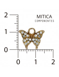 Mariposa Strass Dorado...