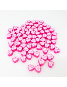 Fimo Corazón Love Fucsia... 2