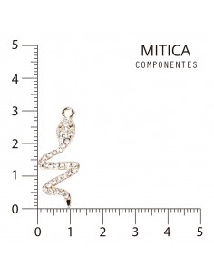 Serpiente de Strass Dorado...