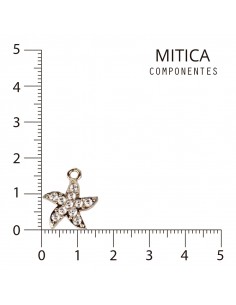 Estrella de Strass Dorado...