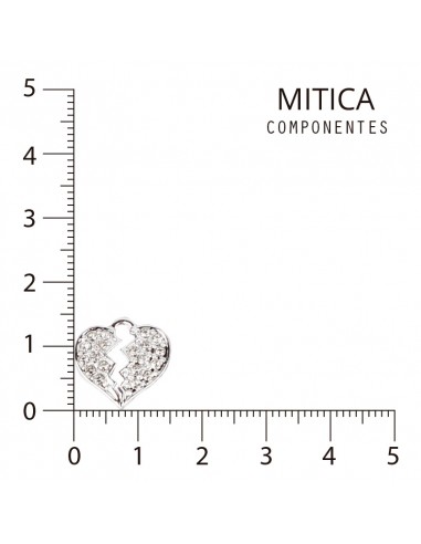 Corazón de Strass Níquel Art.J6890 [1...