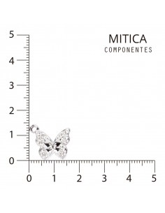 Mariposa de Strass Níquel...