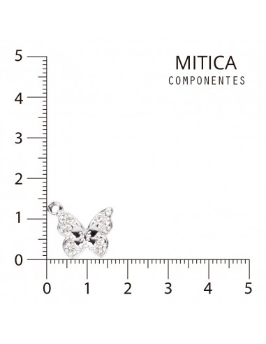 Mariposa de Strass Níquel Art.J6894...