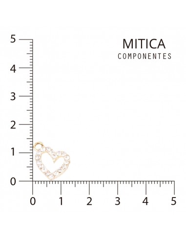 Corazón de Strass Dorado Art.J6868 [1...