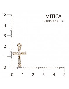 Cruz de Strass Dorado...