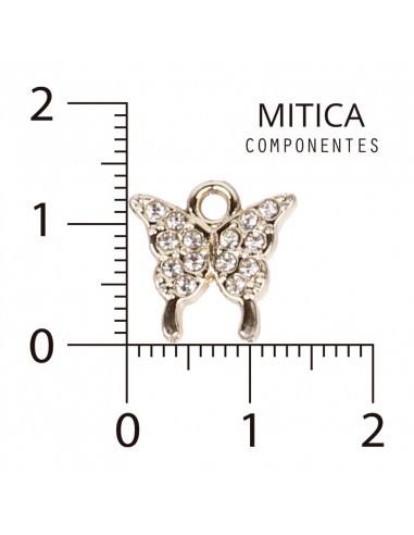 Mariposa de Strass Dorado Art.J6876...