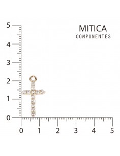 Cruz de Strass Dorado...