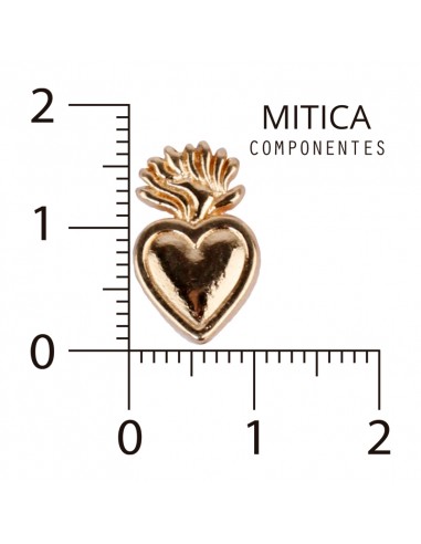 Fundición Dorado Corazón Art.W8804...