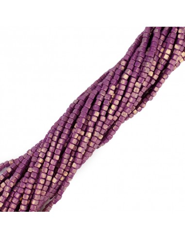 Fimo Cuadrado Perlado Violeta...