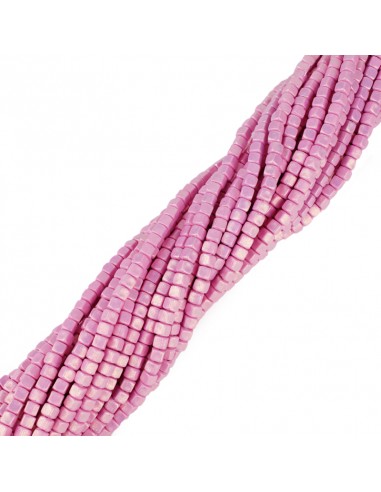 Fimo Cuadrado Perlado Rosa Art.J6386...