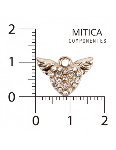 Corazón de Strass Dorado Art.J6873 [1...