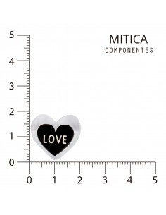 CCB Corazón Love Negro...