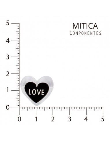CCB Corazón Love Negro Art.J6652 [1.U]