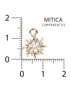 Sol de Strass Dorado...