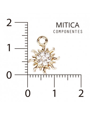Sol de Strass Dorado Art.J6871 [1 Unid]
