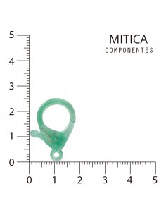 Mosquetón Plástico Verde...