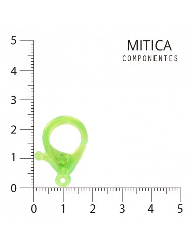 Mosquetón Plástico Verde Claro...