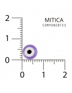 Ojo Turco Plástico Lila 7mm...