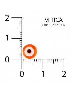 Ojo Turco Plástico Naranja...