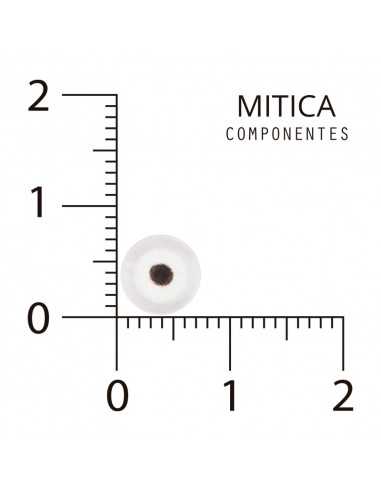 Ojo Turco Plástico Cristal 7mm...