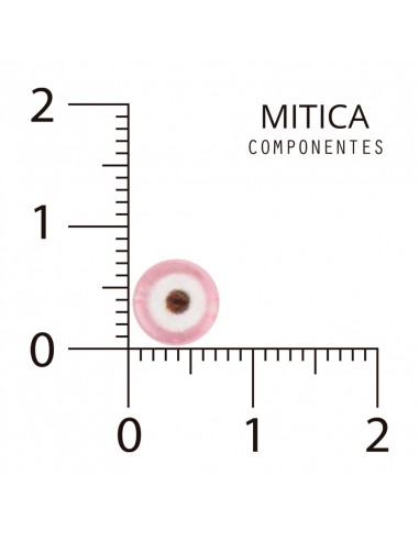Ojo Turco Plástico Rosa 7mm Art.J6644...