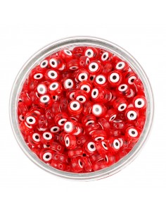 Ojo Turco Plástico Rojo 7mm... 2