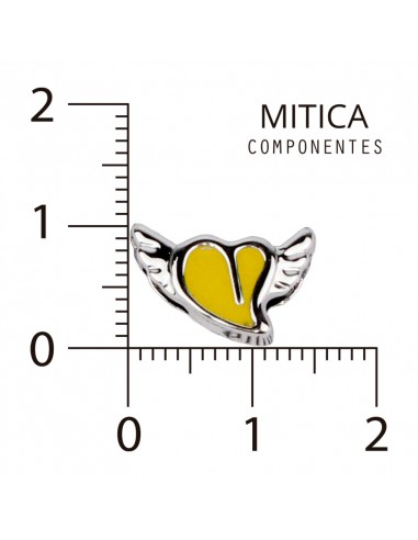 Dije CCB Esmaltado Corazón Amarillo...