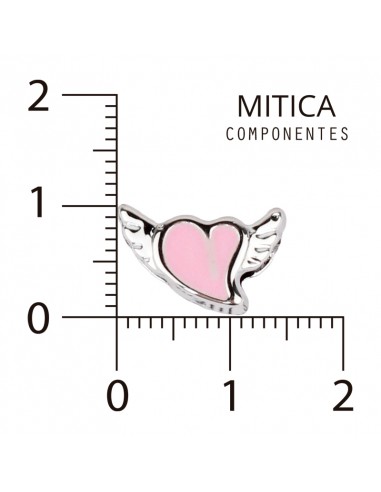 Dije CCB Esmaltado Corazón Rosa...