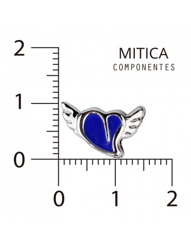 Dije CCB Esmaltado Corazón Azul...